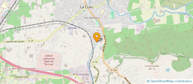 localisation de l'entreprise MONSIEUR PATRICK CLERICI  LA CRAU