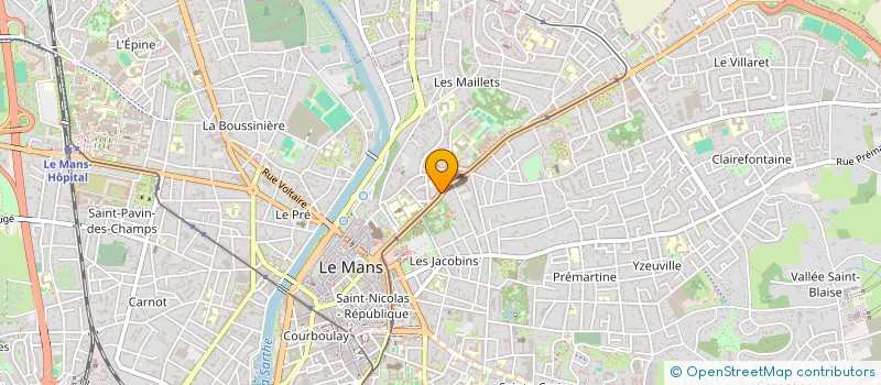 localisation de l'entreprise MONSIEUR PATRICK CLOITRE  LE MANS