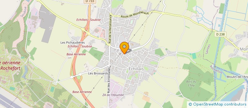localisation de l'entreprise MONSIEUR PATRICK CLOTTEAU à ECHILLAIS