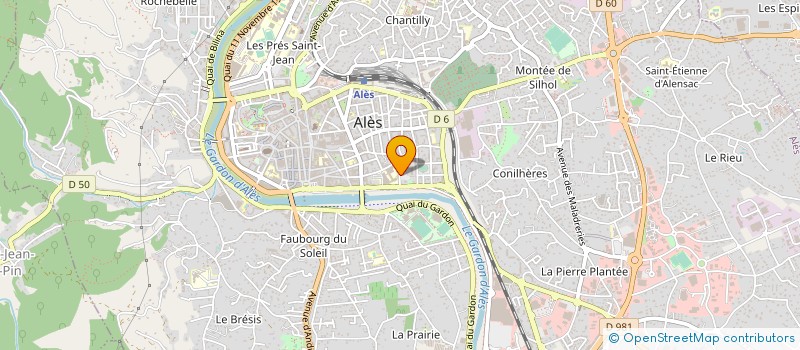 localisation de l'entreprise MONSIEUR PATRICK CLUZEL  ALES