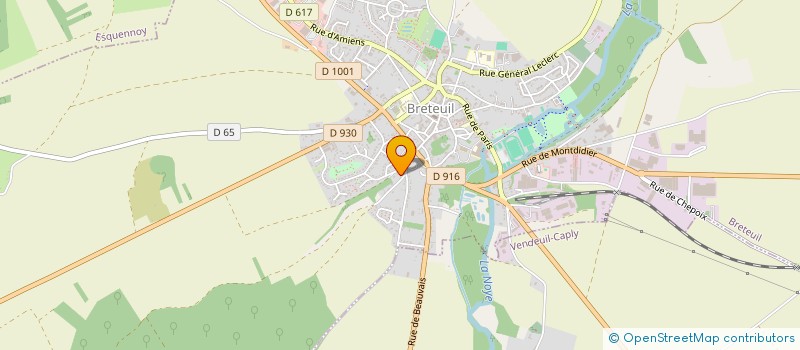 localisation de l'entreprise MONSIEUR PATRICK COCUELLE  BRETEUIL