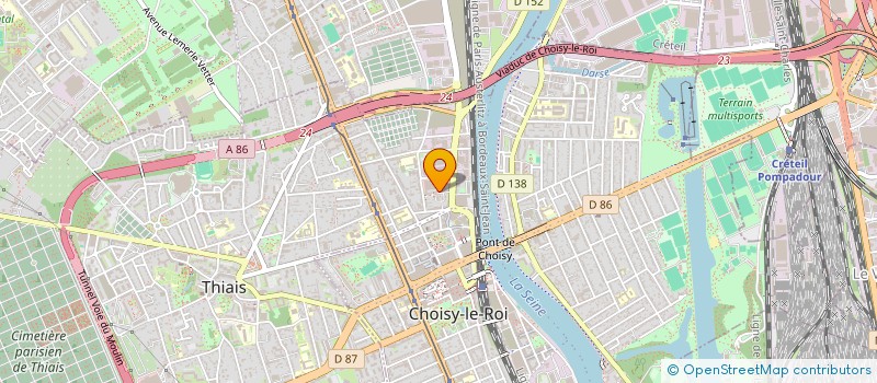 localisation de l'entreprise MONSIEUR PATRICK CODJOVI TAGODOE à CHOISY-LE-ROI
