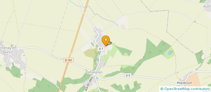 localisation de l'entreprise MONSIEUR PATRICK COEZ  VEXIN-SUR-EPTE