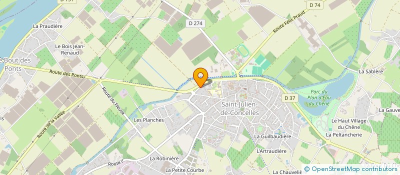 localisation de l'entreprise MONSIEUR PATRICK COIFFARD à SAINT-JULIEN-DE-CONCELLES