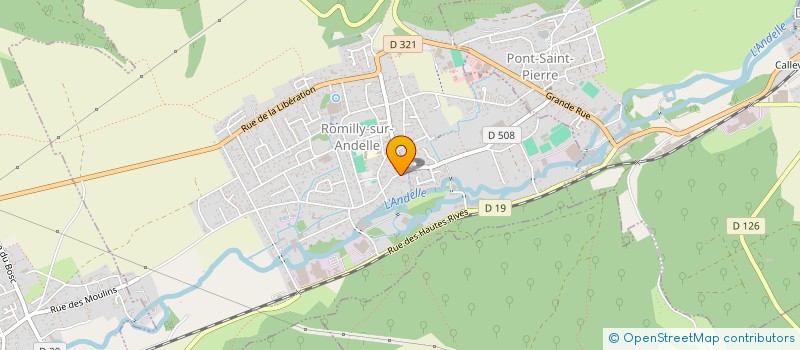 localisation de l'entreprise MONSIEUR PATRICK COIFFIER  ROMILLY-SUR-ANDELLE