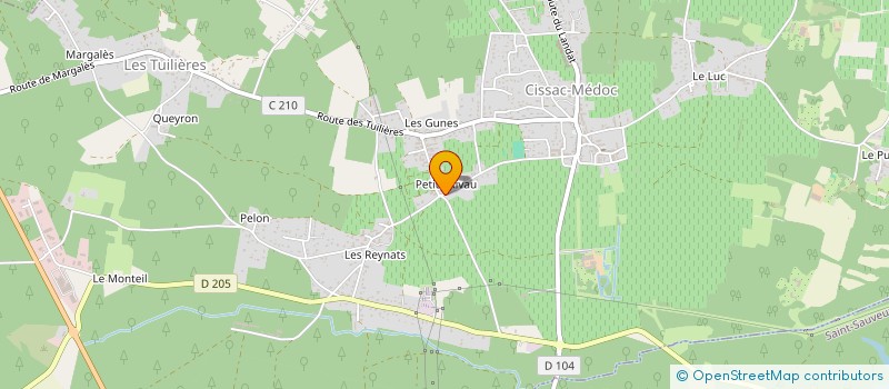 localisation de l'entreprise MONSIEUR PATRICK COLAS à CISSAC-MEDOC