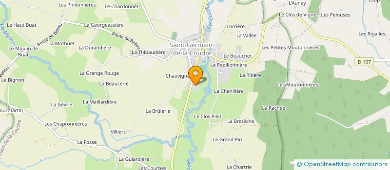 localisation de l'entreprise MONSIEUR PATRICK COLASSE à SAINT-GERMAIN-DE-LA-COUDRE