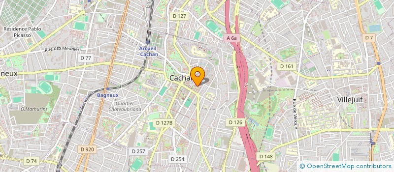 localisation de l'entreprise MONSIEUR PATRICK COLDEBOEUF à CACHAN