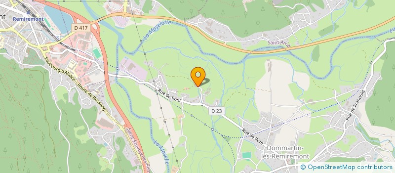 localisation de l'entreprise MONSIEUR PATRICK COLLENNE à DOMMARTIN-LES-REMIREMONT