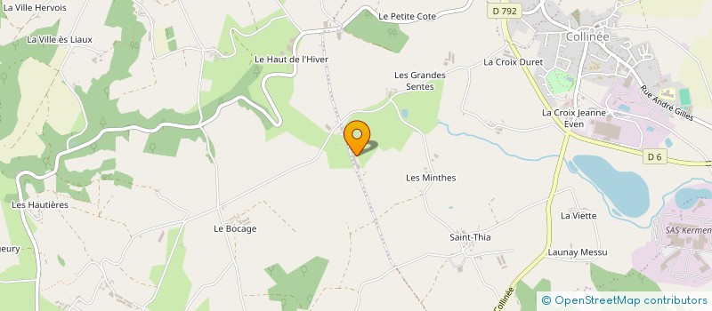 localisation de l'entreprise MONSIEUR PATRICK COLLEU à LE MENE