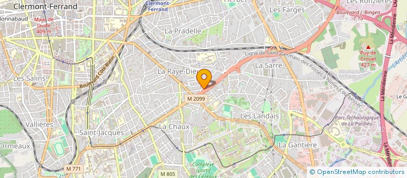 localisation de l'entreprise MONSIEUR PATRICK COLLIER  CLERMONT-FERRAND