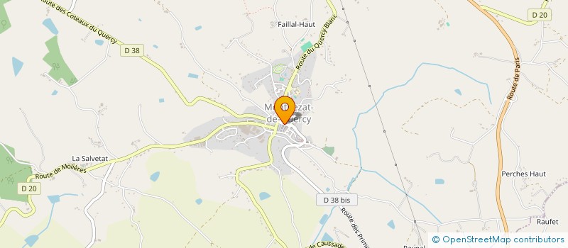 localisation de l'entreprise MONSIEUR PATRICK COLLINET  MONTPEZAT-DE-QUERCY