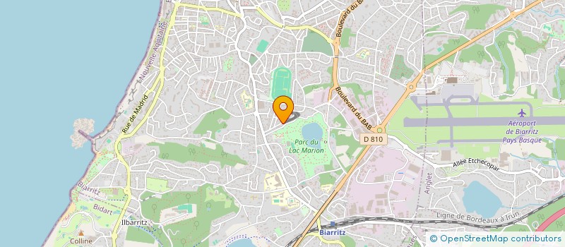 localisation de l'entreprise MONSIEUR PATRICK COLTON  ANGLET