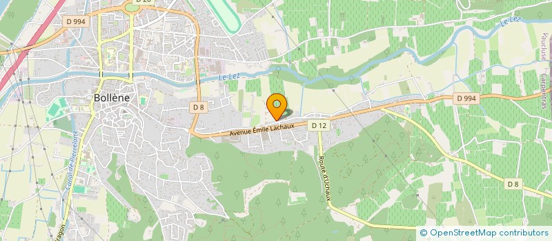 localisation de l'entreprise MONSIEUR PATRICK COMBE  BOLLENE