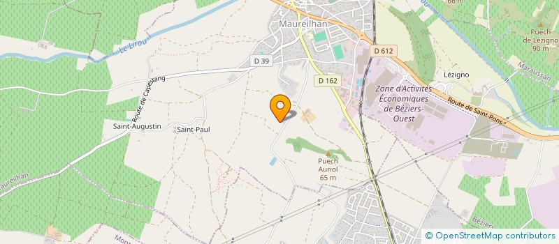 localisation de l'entreprise MONSIEUR PATRICK COMBES  MAUREILHAN