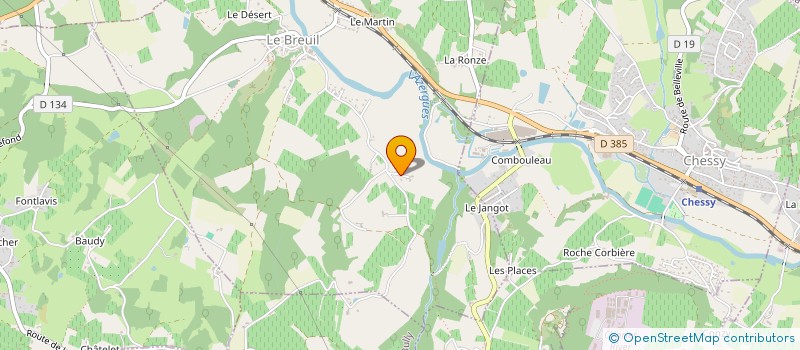 localisation de l'entreprise MONSIEUR PATRICK COMBES à LE BREUIL