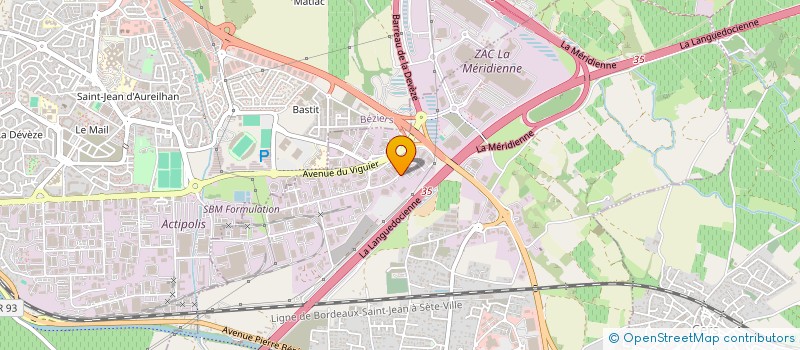 localisation de l'entreprise MONSIEUR PATRICK COMBET  VILLENEUVE-LES-BEZIERS