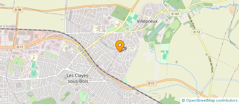 localisation de l'entreprise MONSIEUR PATRICK COMBET  VILLEPREUX