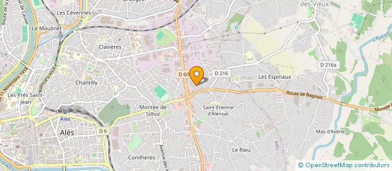 localisation de l'entreprise MONSIEUR PATRICK COMBETTE à ALES