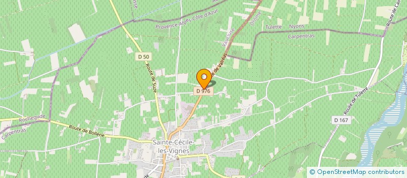 localisation de l'entreprise MONSIEUR PATRICK CONEDERA  SAINTE-CECILE-LES-VIGNES