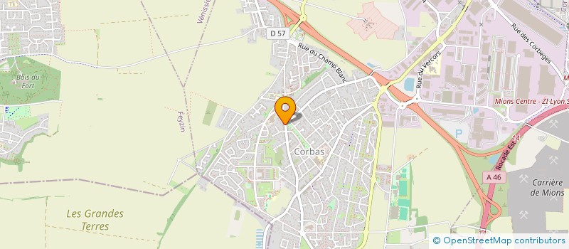 localisation de l'entreprise MONSIEUR PATRICK CONESA  CORBAS