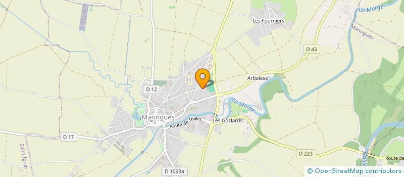 localisation de l'entreprise MONSIEUR PATRICK COPPENS  MARINGUES