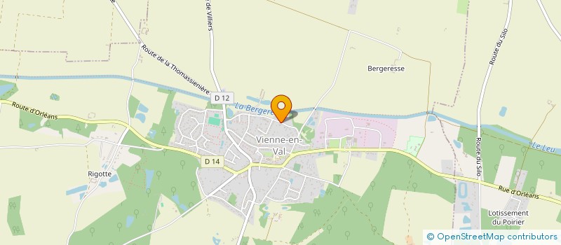 localisation de l'entreprise MONSIEUR PATRICK COQUELIN  VIENNE-EN-VAL