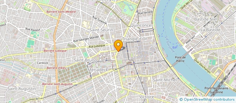 localisation de l'entreprise MONSIEUR PATRICK CORBEAU  BORDEAUX