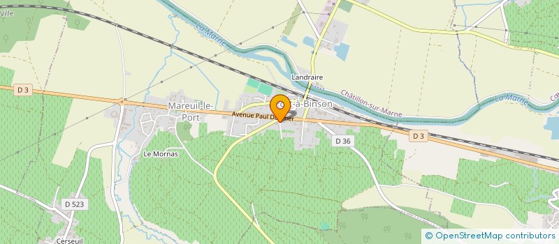 localisation de l'entreprise MONSIEUR PATRICK CORDOIN  MAREUIL-LE-PORT