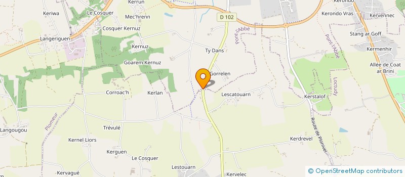 localisation de l'entreprise MONSIEUR PATRICK CORNEC à PONT-L'ABBE