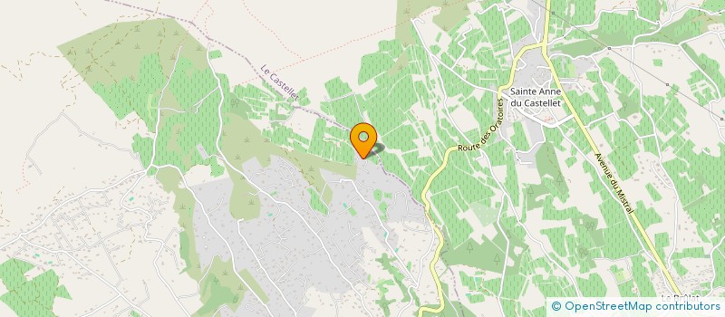 localisation de l'entreprise MONSIEUR PATRICK CORNELOUP  LA CADIERE-D'AZUR