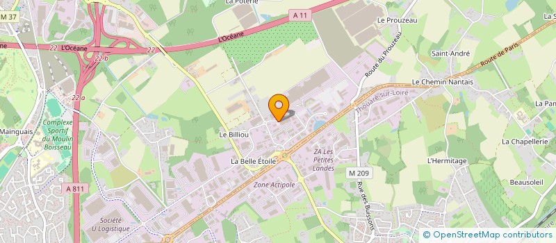 localisation de l'entreprise MONSIEUR PATRICK COROLLER  CARQUEFOU