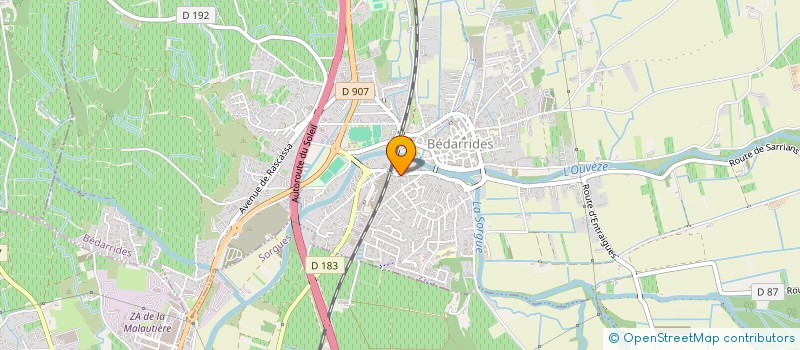 localisation de l'entreprise MONSIEUR PATRICK CORRADO  BEDARRIDES