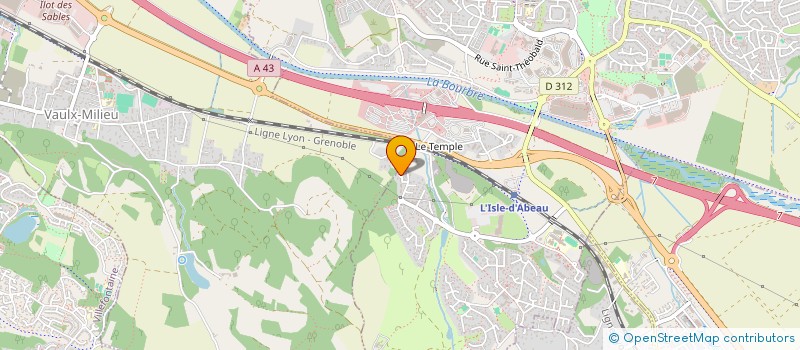 localisation de l'entreprise MONSIEUR PATRICK CORREIA  L'ISLE-D'ABEAU