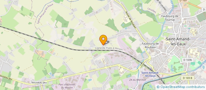 localisation de l'entreprise MONSIEUR PATRICK CORTEVILLE à SAINT-AMAND-LES-EAUX
