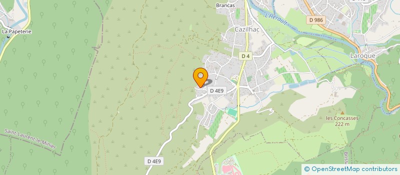 localisation de l'entreprise MONSIEUR PATRICK COSME  CAZILHAC