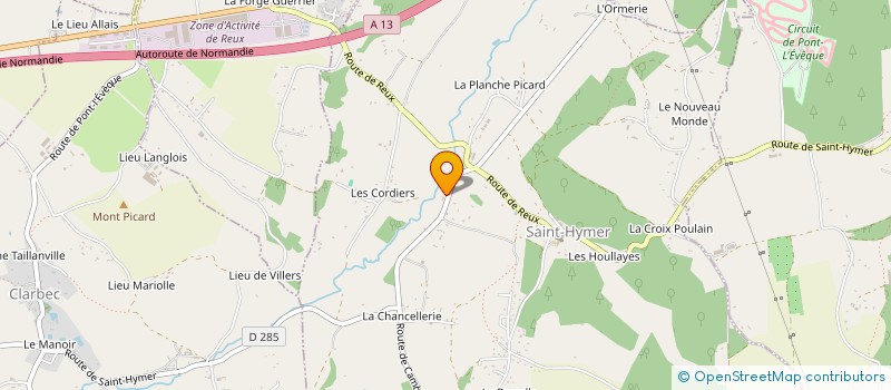 localisation de l'entreprise MONSIEUR PATRICK COSSE  SAINT-HYMER