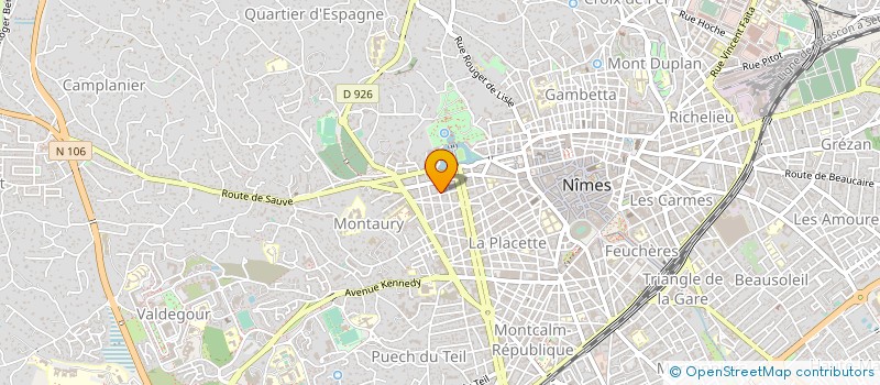 localisation de l'entreprise MONSIEUR PATRICK COSTE à NIMES