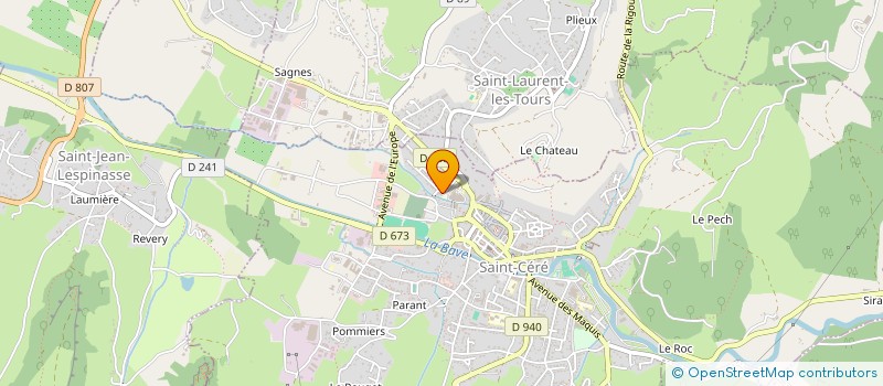 localisation de l'entreprise MONSIEUR PATRICK COSTE  GINTRAC