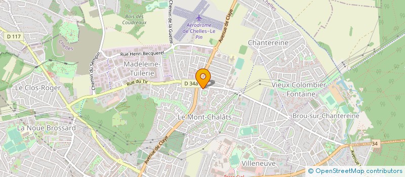 localisation de l'entreprise MONSIEUR PATRICK COUALAN  CHELLES