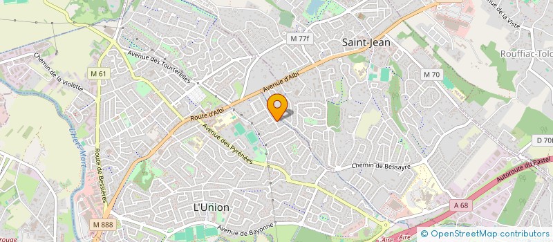 localisation de l'entreprise MONSIEUR PATRICK COUDERC à L'UNION