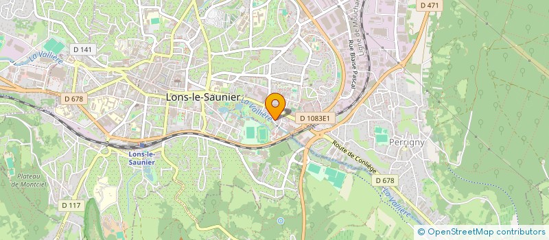 localisation de l'entreprise MONSIEUR PATRICK COULON à LONS-LE-SAUNIER