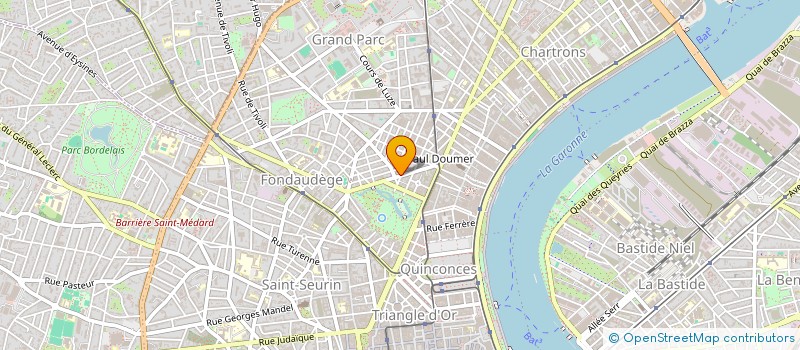 localisation de l'entreprise MONSIEUR PATRICK COUMET  BORDEAUX