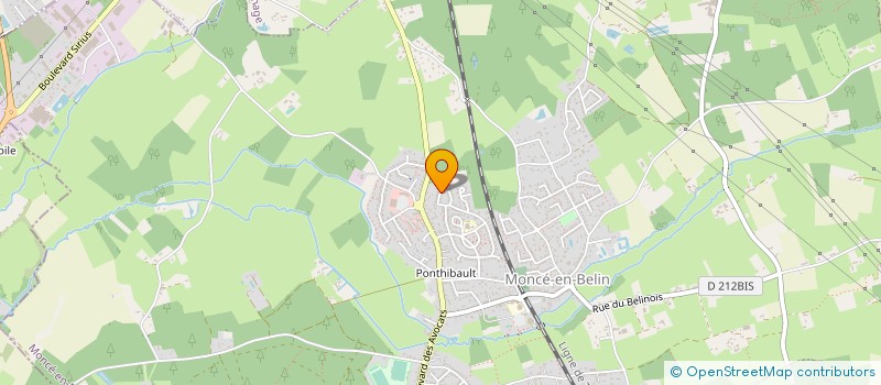 localisation de l'entreprise MONSIEUR PATRICK COUPRIE  MONCE-EN-BELIN