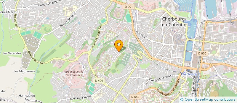 localisation de l'entreprise MONSIEUR PATRICK COURAULT  CHERBOURG-EN-COTENTIN