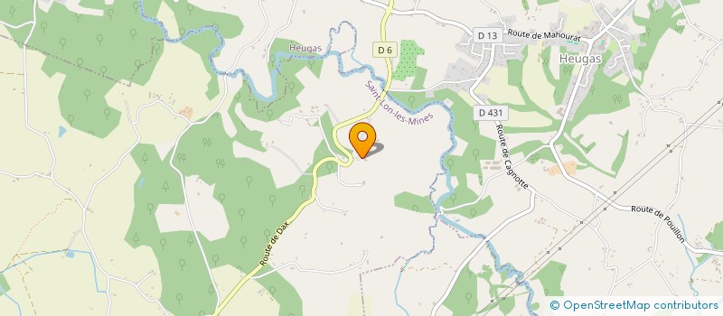 localisation de l'entreprise MONSIEUR PATRICK COURET  SAINT-LON-LES-MINES