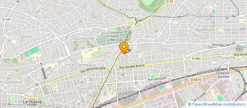 localisation de l'entreprise MONSIEUR PATRICK COUROYER  LE HAVRE