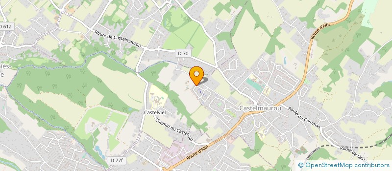 localisation de l'entreprise MONSIEUR PATRICK COURROY  CASTELMAUROU