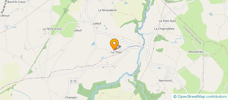 localisation de l'entreprise MONSIEUR PATRICK COURTILLET  MERS-SUR-INDRE
