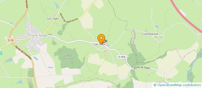 localisation de l'entreprise MONSIEUR PATRICK COURTINE  SAINT-ANGEL